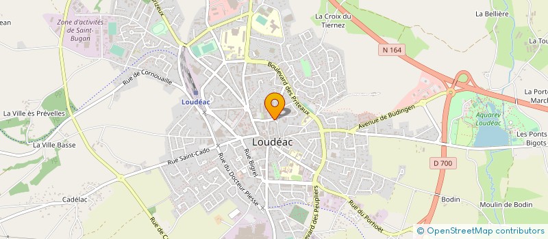 localisation de l'entreprise SARL DUAULT-LOUESDON à LOUDEAC