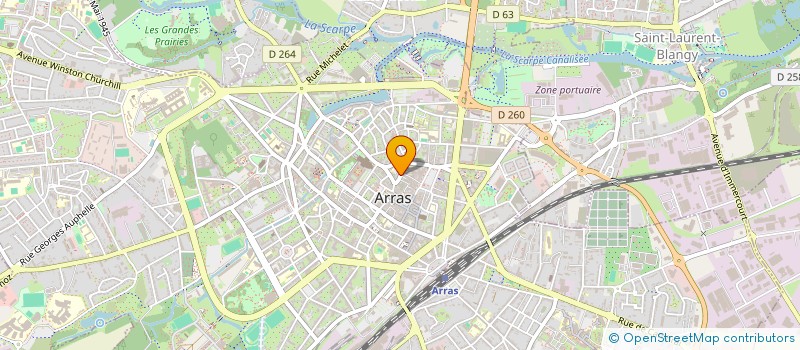 localisation de l'entreprise SARL DUBI à ARRAS