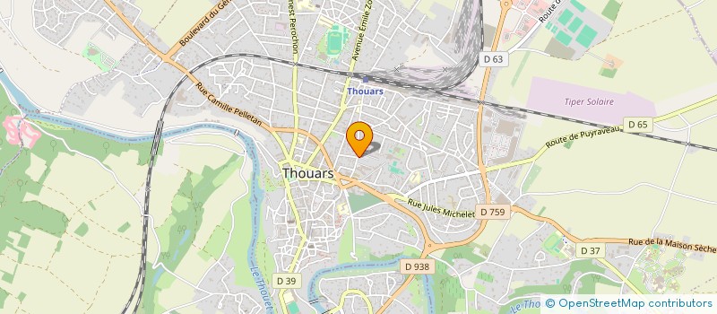 localisation de l'entreprise SARL DUBOIS à THOUARS
