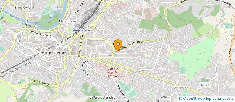 localisation de l'entreprise SARL DUBOIS à ANGOULEME
