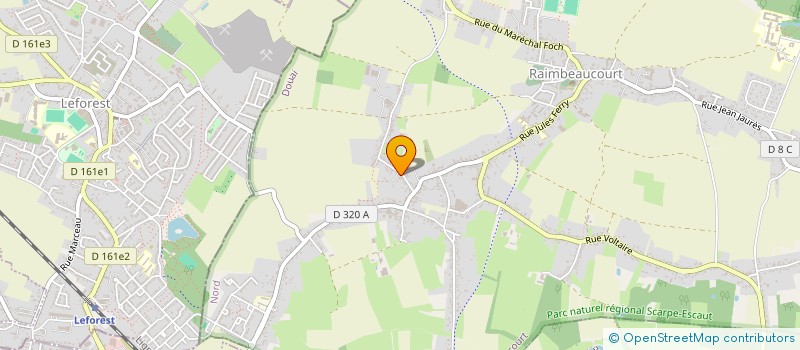 localisation de l'entreprise SARL DUBOIS à RAIMBEAUCOURT
