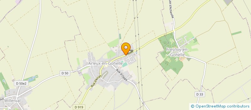 localisation de l'entreprise SARL DUBOIS BONIFACE  ARLEUX-EN-GOHELLE