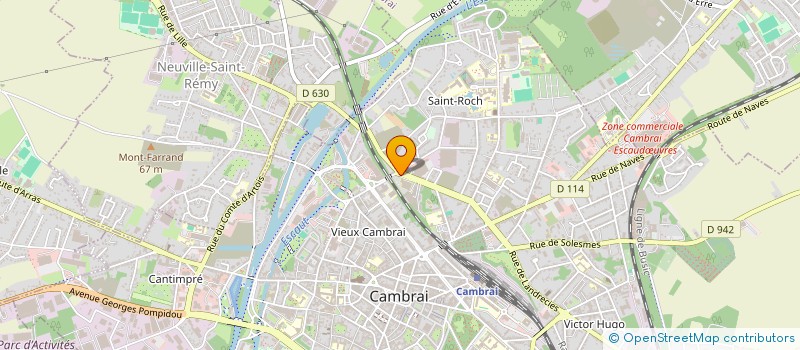 localisation de l'entreprise SARL DUBOIS VIANDES à CAMBRAI