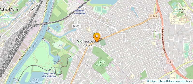 localisation de l'entreprise SARL DUBRANA à VIGNEUX-SUR-SEINE
