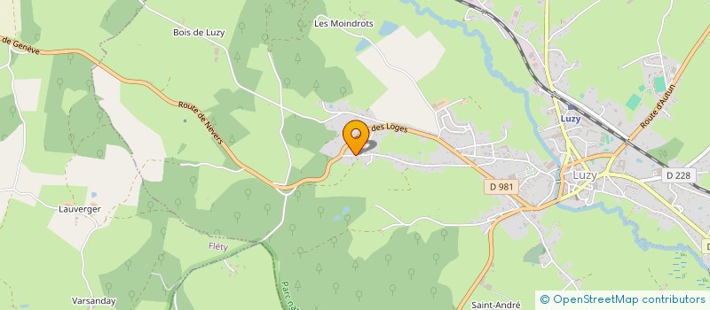 localisation de l'entreprise SARL DUBUC à LUZY