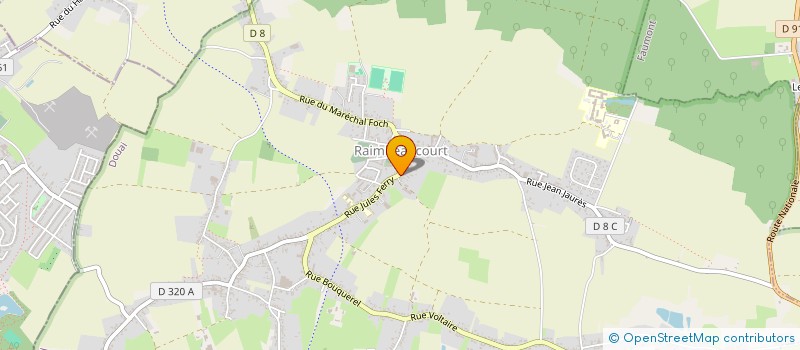 localisation de l'entreprise SARL DUBUS à RAIMBEAUCOURT