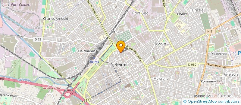 localisation de l'entreprise SARL DUCA  REIMS