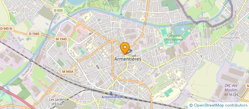 localisation de l'entreprise SARL DUCASTEL à ARMENTIERES