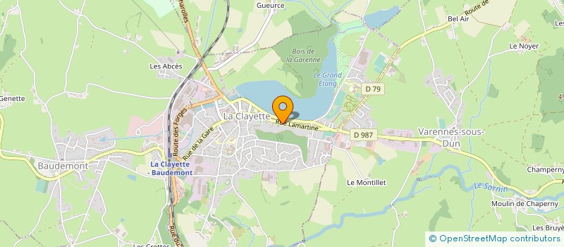 localisation de l'entreprise SARL DUCHARNE à LA CLAYETTE