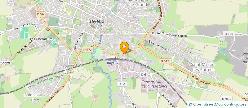 localisation de l'entreprise SARL DUCHEMIN  BAYEUX