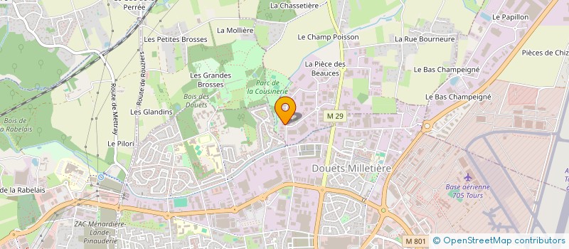 localisation de l'entreprise SARL DUCHESNE DECORS  NOTRE-DAME-D'OE