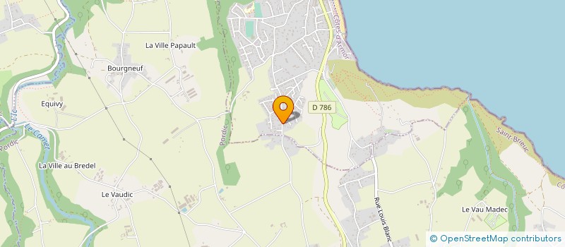 localisation de l'entreprise SARL DUCHESNE VOLAILLES à BINIC-ETABLES-SUR-MER