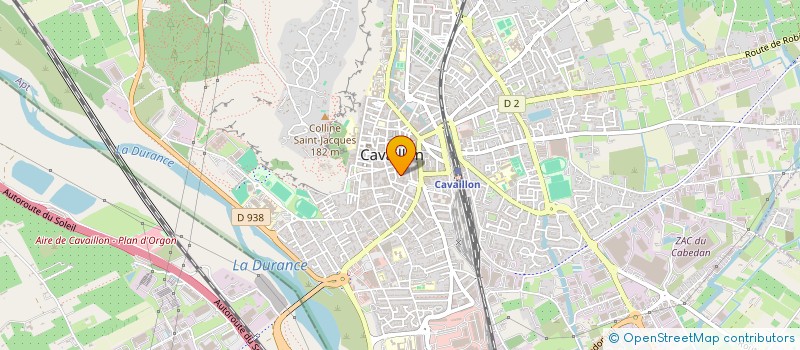 localisation de l'entreprise SARL DUCLAUX  CAVAILLON