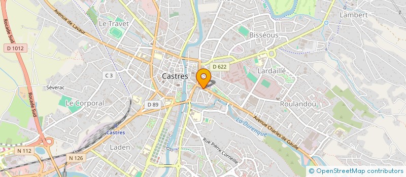 localisation de l'entreprise SARL DUCLOS  CASTRES