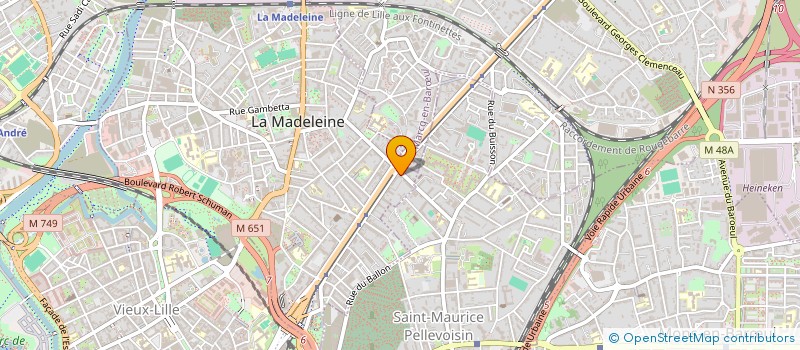 localisation de l'entreprise SARL DUEL EXPLOITATION à LA MADELEINE