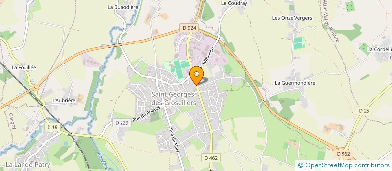 localisation de l'entreprise SARL DUFAY 61 à SAINT-GEORGES-DES-GROSEILLERS