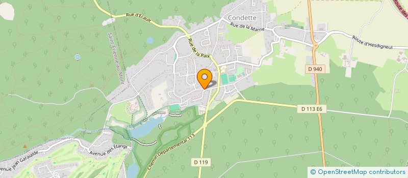 localisation de l'entreprise SARL DUFOSSE à CONDETTE