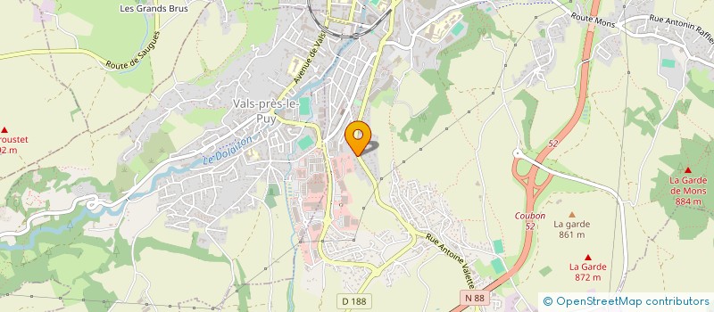 localisation de l'entreprise SARL DUFOSSE  LE PUY-EN-VELAY