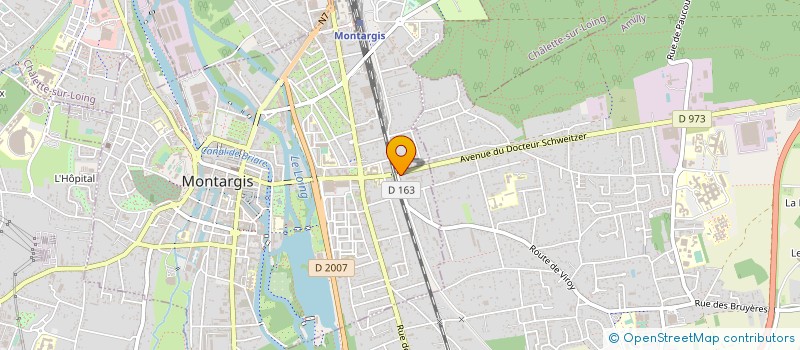 localisation de l'entreprise SARL DUGOVIC - ORSI à MONTARGIS