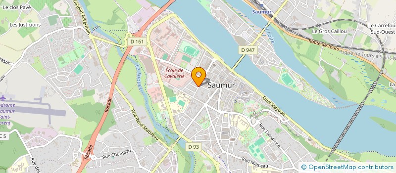 localisation de l'entreprise SARL DUGUE HERLEDAN  SAUMUR