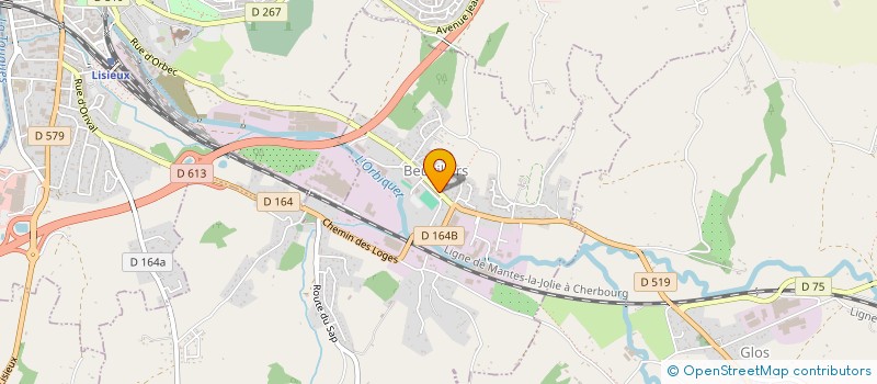 localisation de l'entreprise SARL DUGUE LECLERC  SAINT-MARTIN-DE-MAILLOC