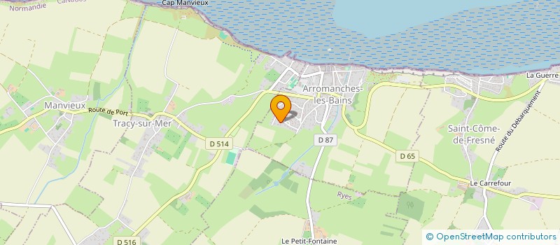 localisation de l'entreprise SARL DUHAUTBOIS à ARROMANCHES-LES-BAINS