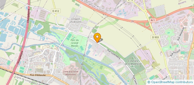 localisation de l'entreprise SARL DULAC à AMIENS