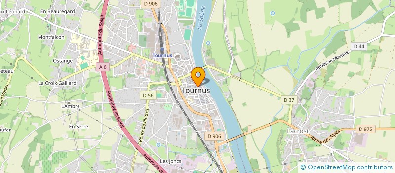 localisation de l'entreprise SARL DULOR à TOURNUS
