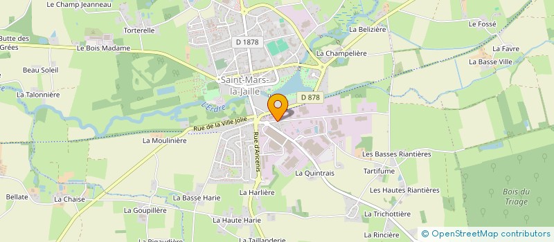 localisation de l'entreprise SARL DUMA à VALLONS-DE-L'ERDRE