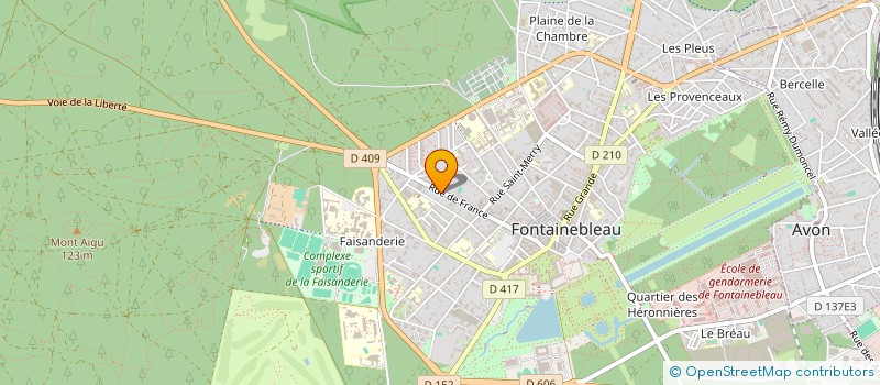 localisation de l'entreprise SARL DUMAND à FONTAINEBLEAU