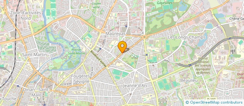 localisation de l'entreprise SARL DUMANT  RENNES