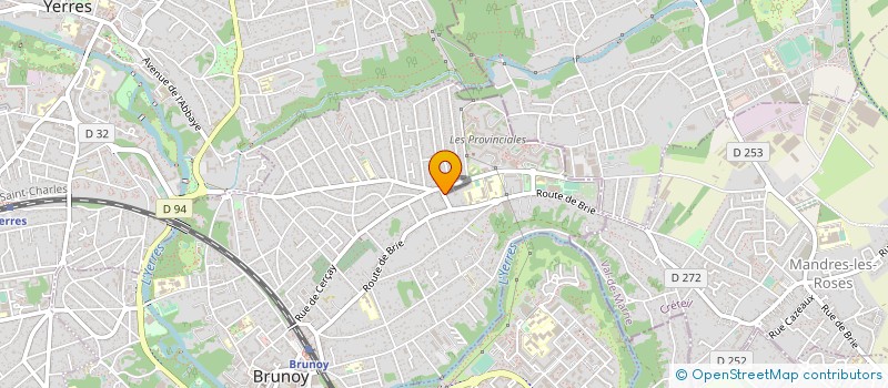 localisation de l'entreprise SARL DUMONT  BRUNOY