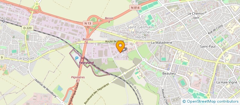 localisation de l'entreprise SARL DUMONT-BRILLAUD  BRETTEVILLE-SUR-ODON