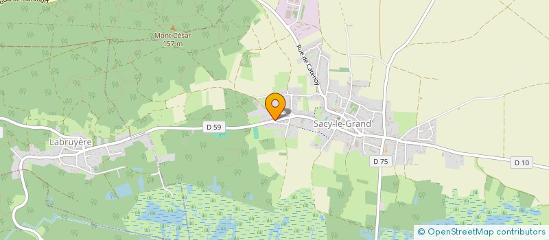 localisation de l'entreprise SARL DUMONT LECUYER  SACY-LE-GRAND