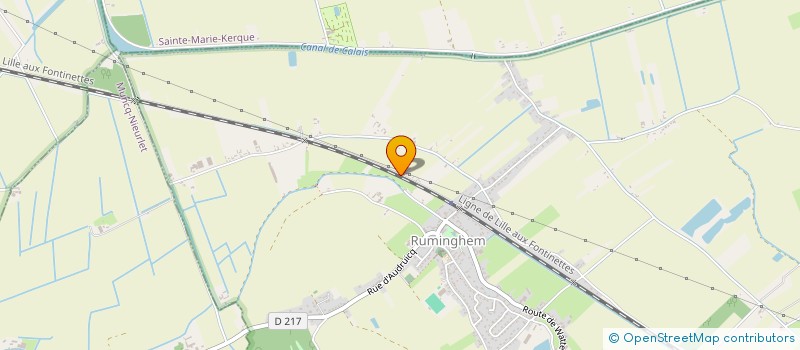localisation de l'entreprise SARL DUMONT SIMON ET FILS  RUMINGHEM