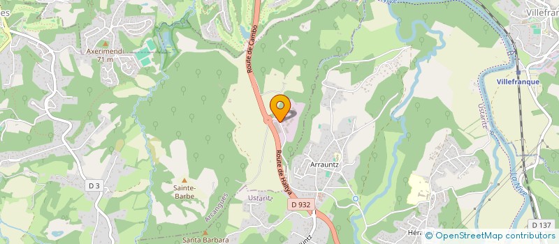 localisation de l'entreprise SARL DUNA  BIARRITZ