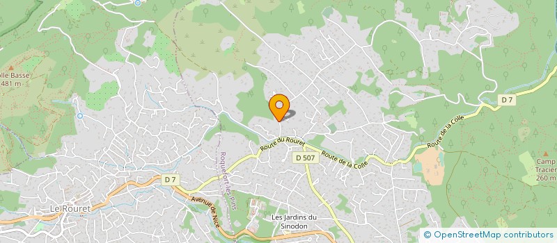 localisation de l'entreprise SARL DUNAN à ROQUEFORT-LES-PINS
