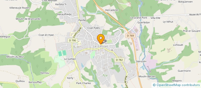localisation de l'entreprise SARL DUNEUFGERMAIN à LE FAOUET