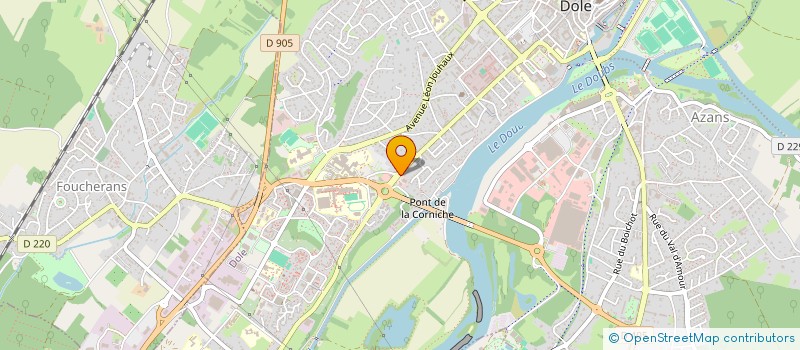 localisation de l'entreprise SARL DUO 2 à DOLE