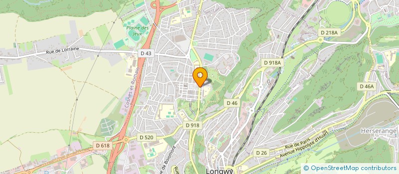 localisation de l'entreprise SARL DUO à LONGWY