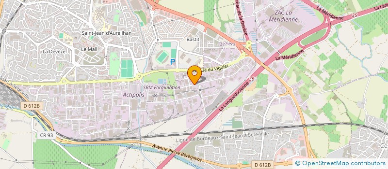localisation de l'entreprise SARL DUO à VILLENEUVE-LES-BEZIERS