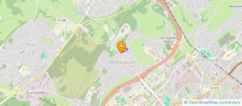 localisation de l'entreprise SARL DUO à BESANCON