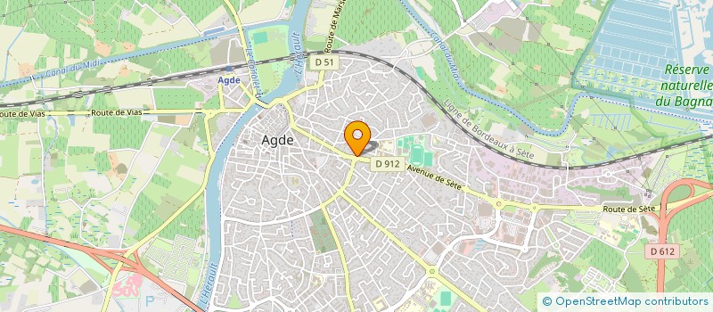localisation de l'entreprise SARL DUOS SUR CANAPES à AGDE