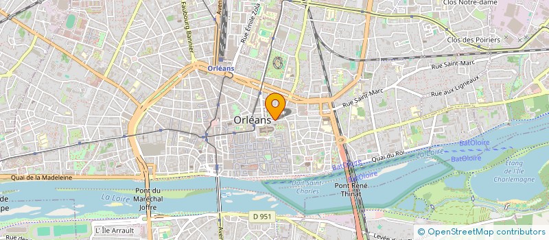localisation de l'entreprise SARL DUPANLOUP à ORLEANS