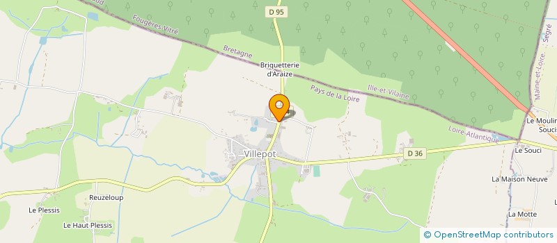 localisation de l'entreprise SARL DUPIN à VILLEPOT