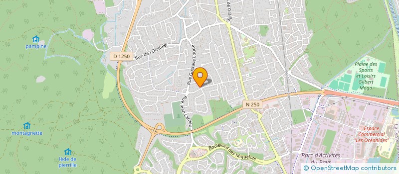 localisation de l'entreprise SARL DUPIN CEDRIC à LA TESTE-DE-BUCH