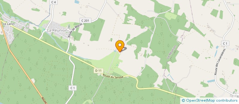 localisation de l'entreprise SARL DUPONT à RUFFIAC