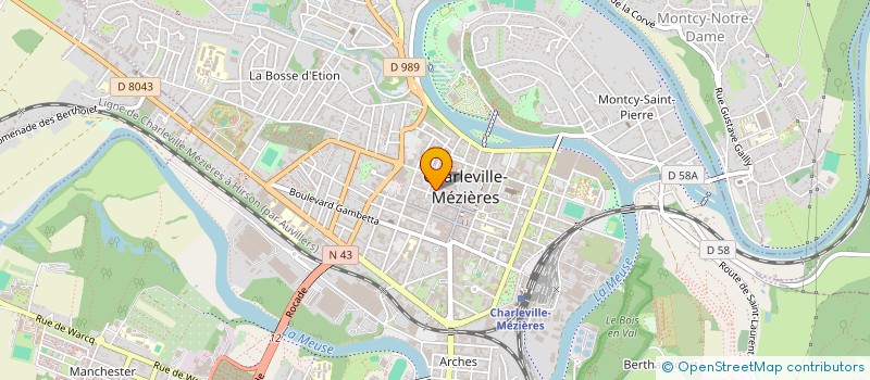 localisation de l'entreprise SARL DUPONT-BERNARD à CHARLEVILLE-MEZIERES