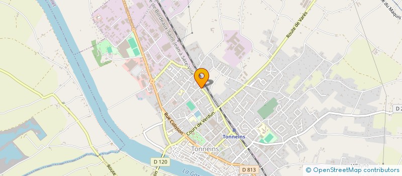 localisation de l'entreprise SARL DUPONT LOUIS  TONNEINS