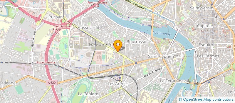 localisation de l'entreprise SARL DUPONT PLOMBERIE à TOULOUSE